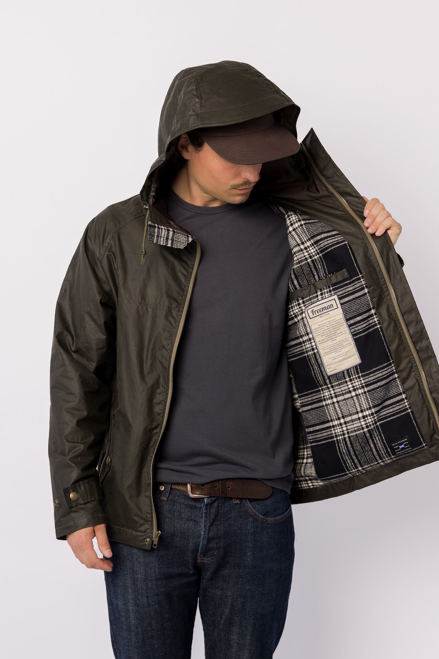 The Freeman – Waxed Cotton - Peat
