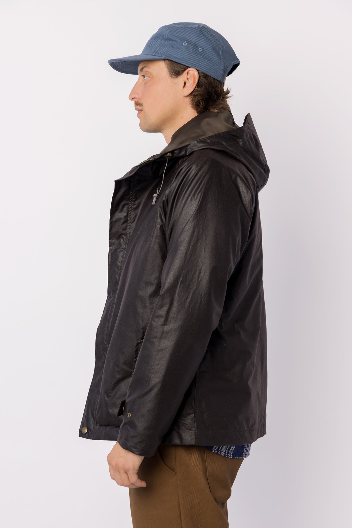 The Freeman – Waxed Cotton - Walnut