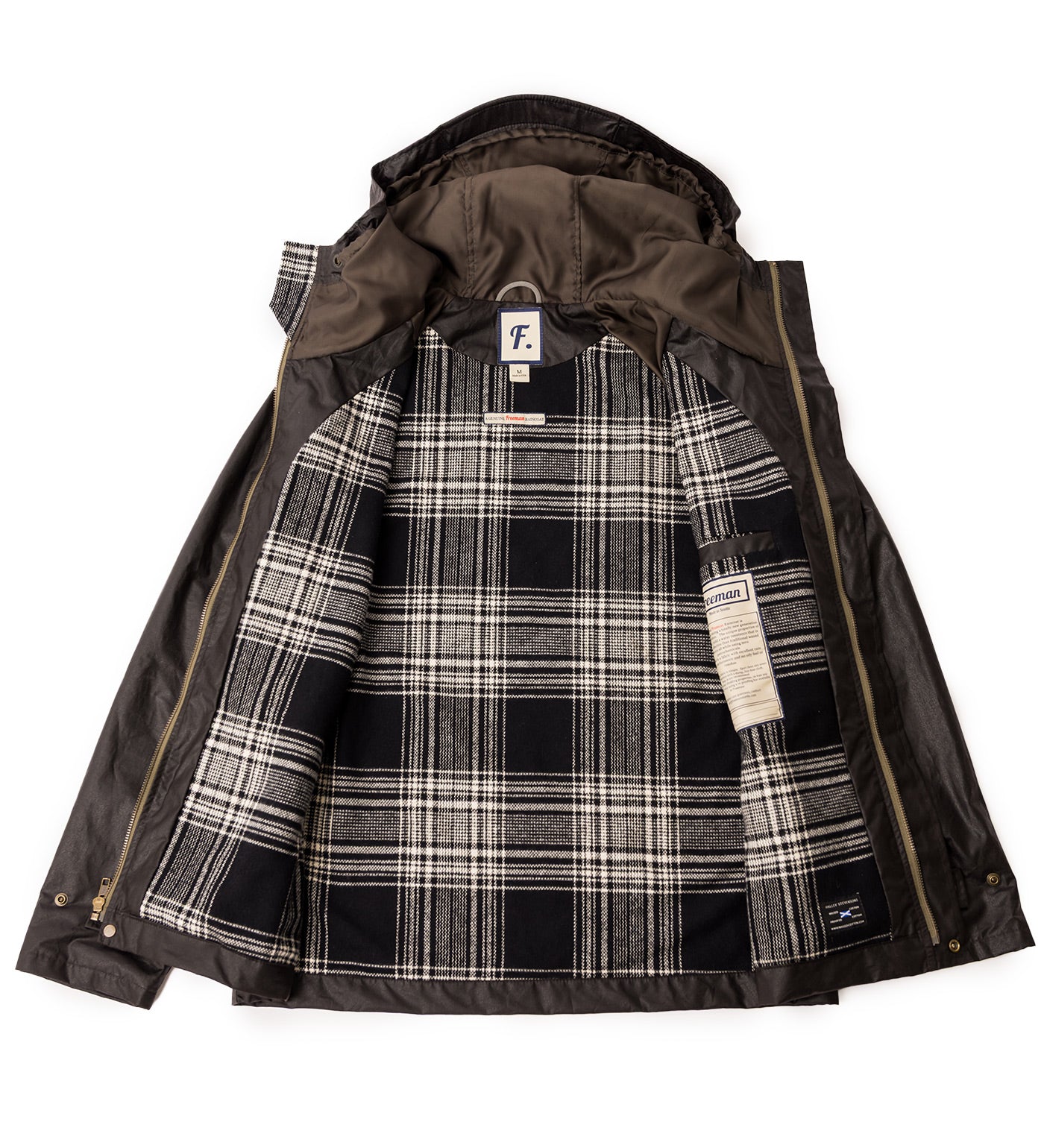 The Freeman – Waxed Cotton - Walnut
