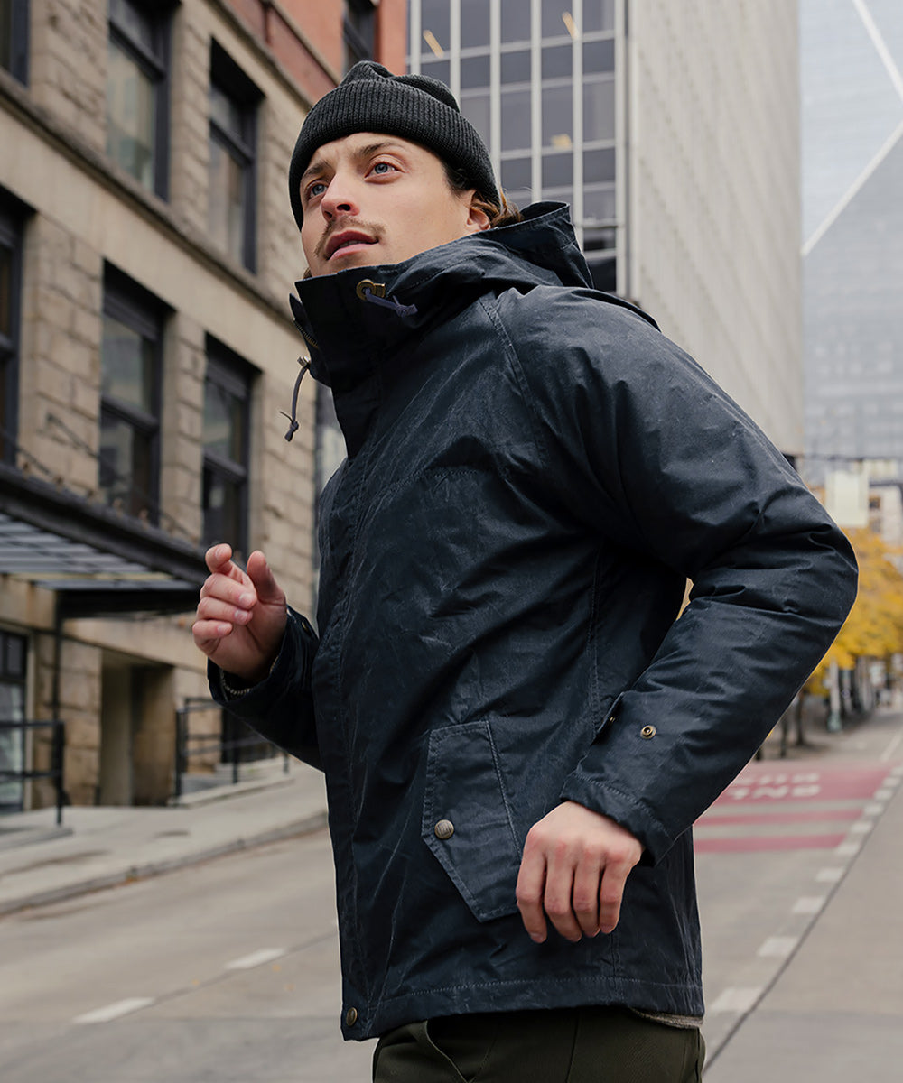 The Freeman – Waxed Cotton - Navy