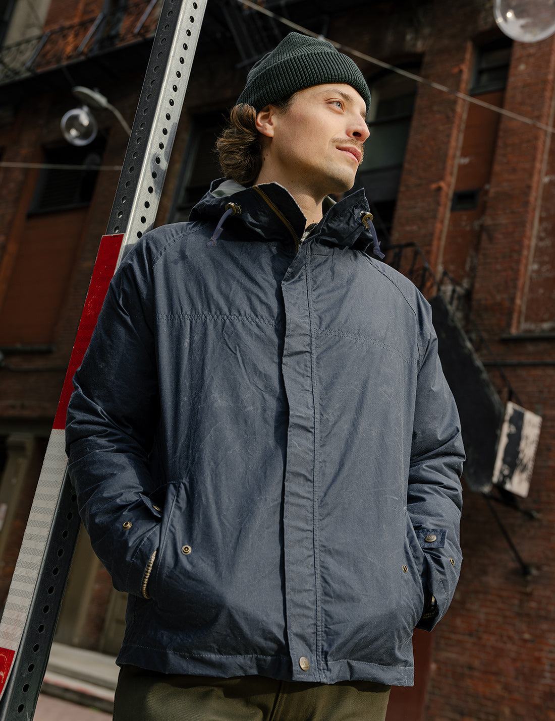 The Freeman – Waxed Cotton - Navy
