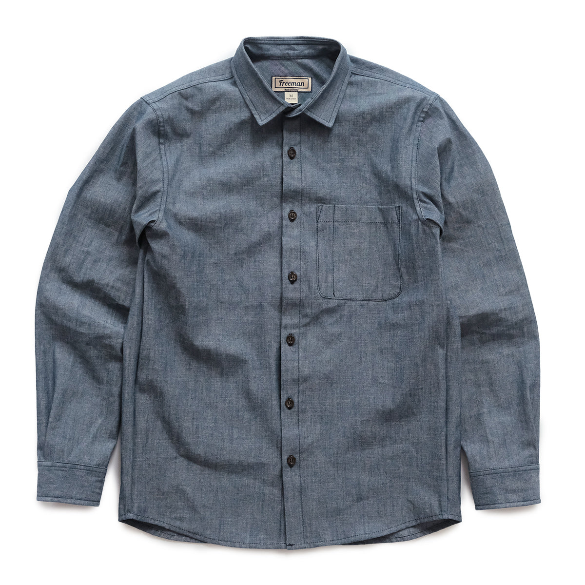 Weathervane Shirt – Smoke Chambray - S