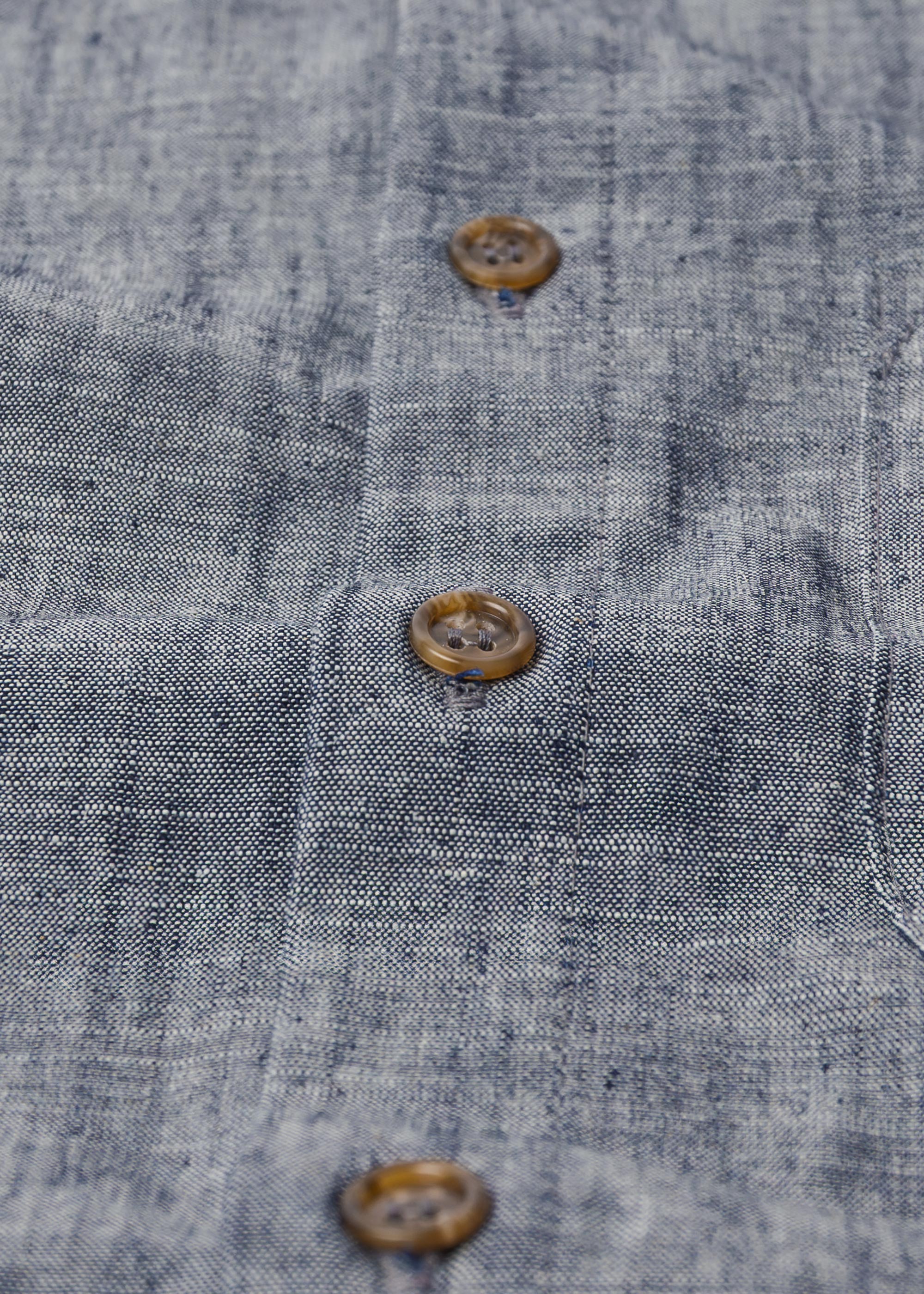 Weathervane Shirt – Indigo Hemp Chambray