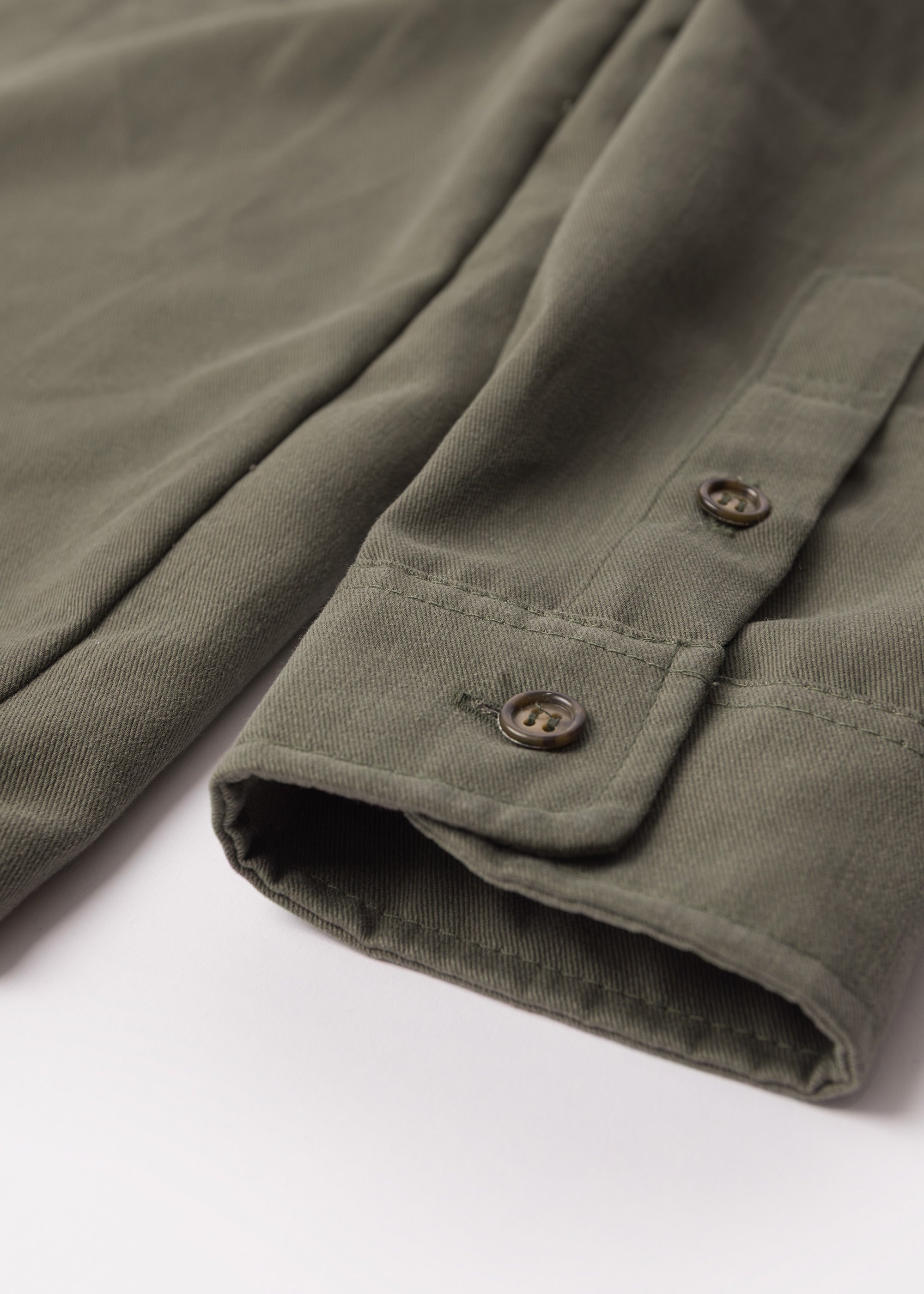 Weathervane Shirt – Olive Twill