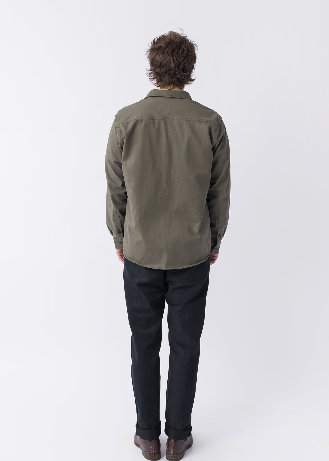 Weathervane Shirt – Olive Twill