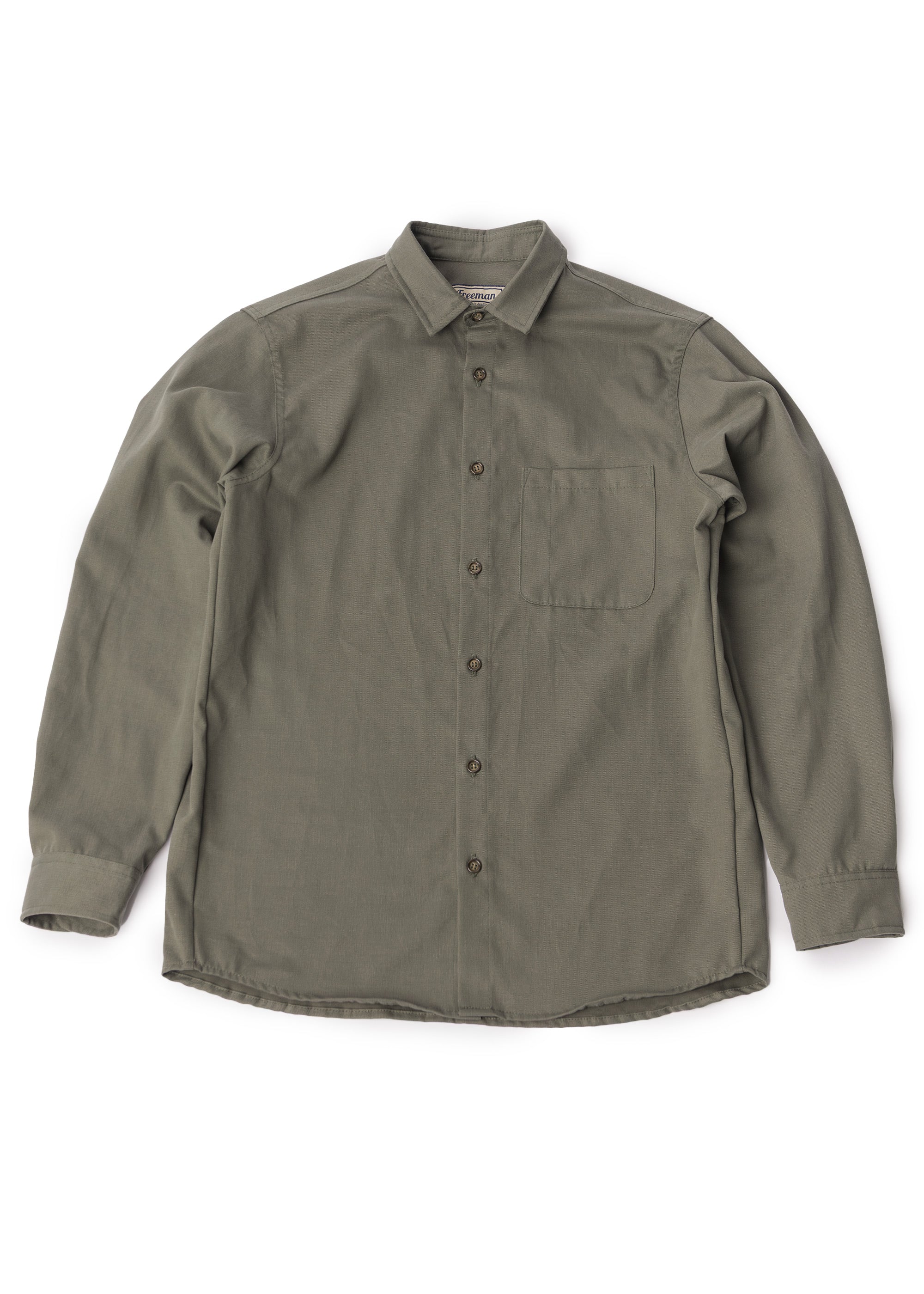 Weathervane Shirt –  Olive Twill