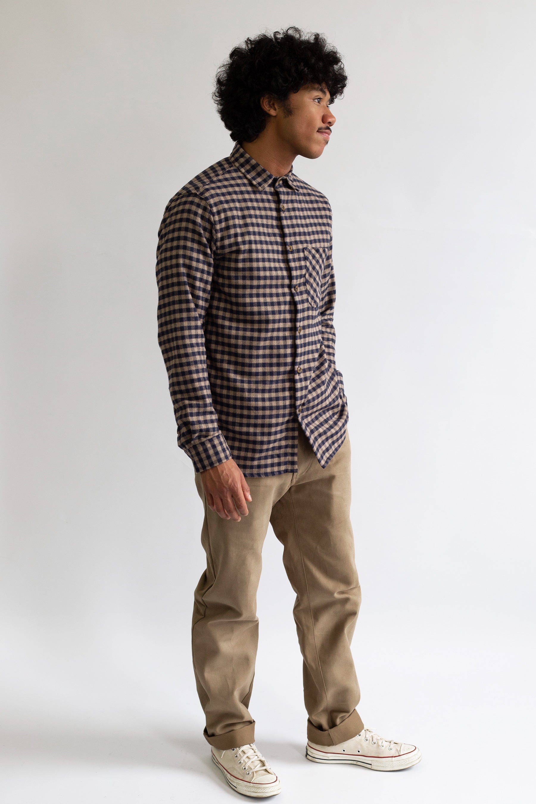 Weathervane Flannel – Ink