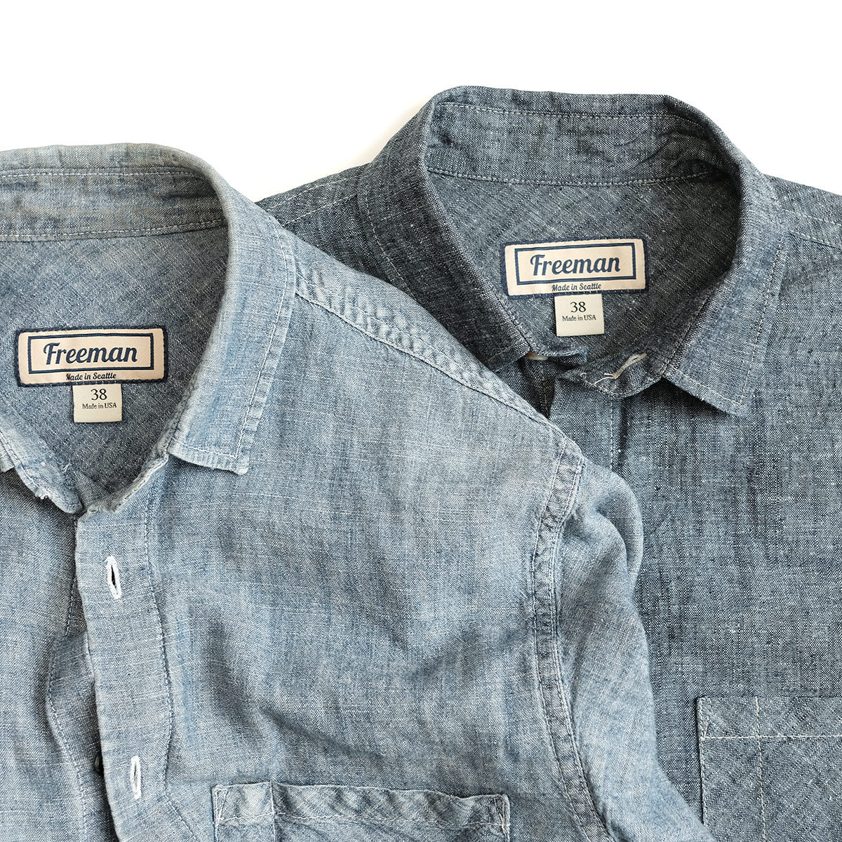 Weathervane Shirt – Indigo Hemp Chambray