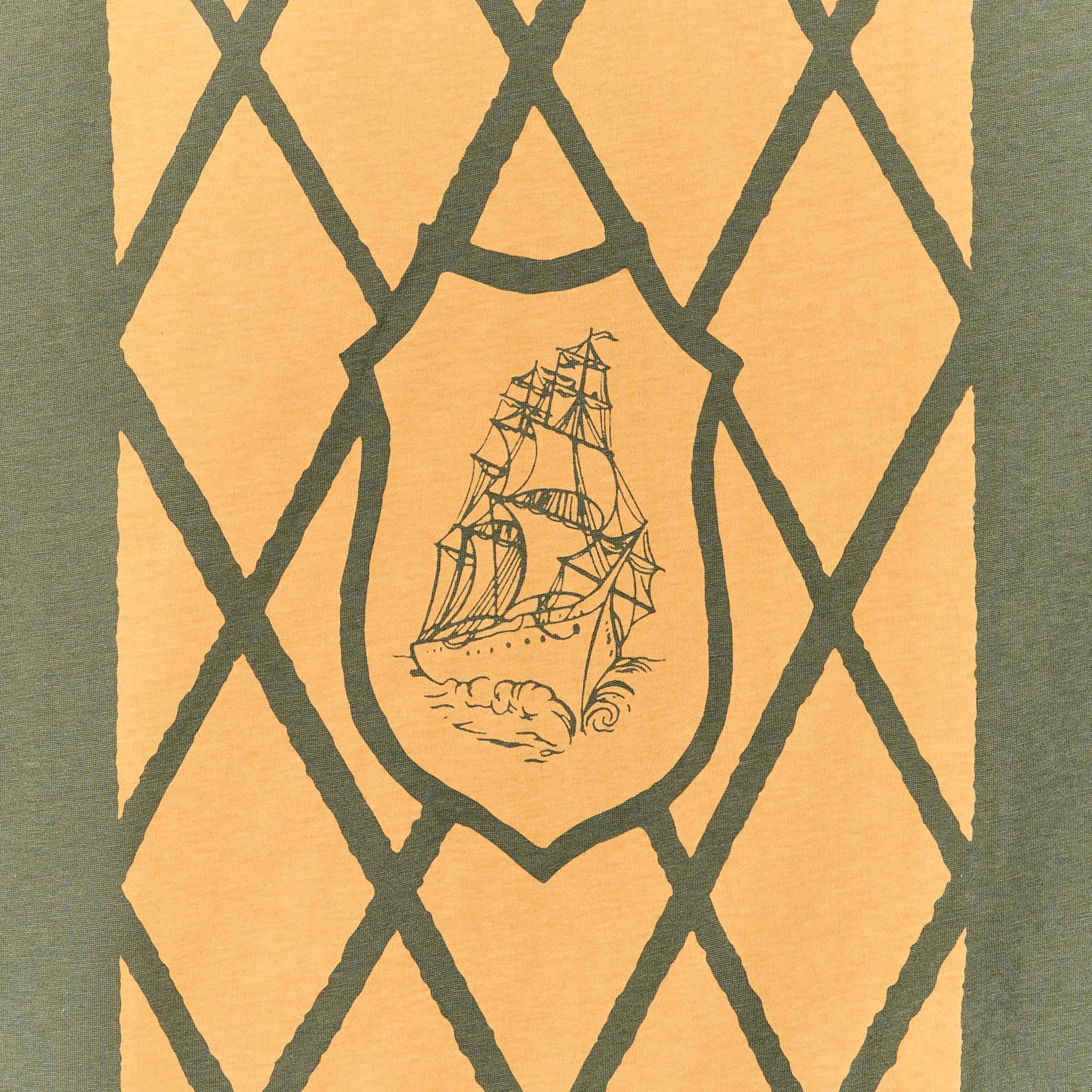 Ranger Tee - Stained Glass Ship - S