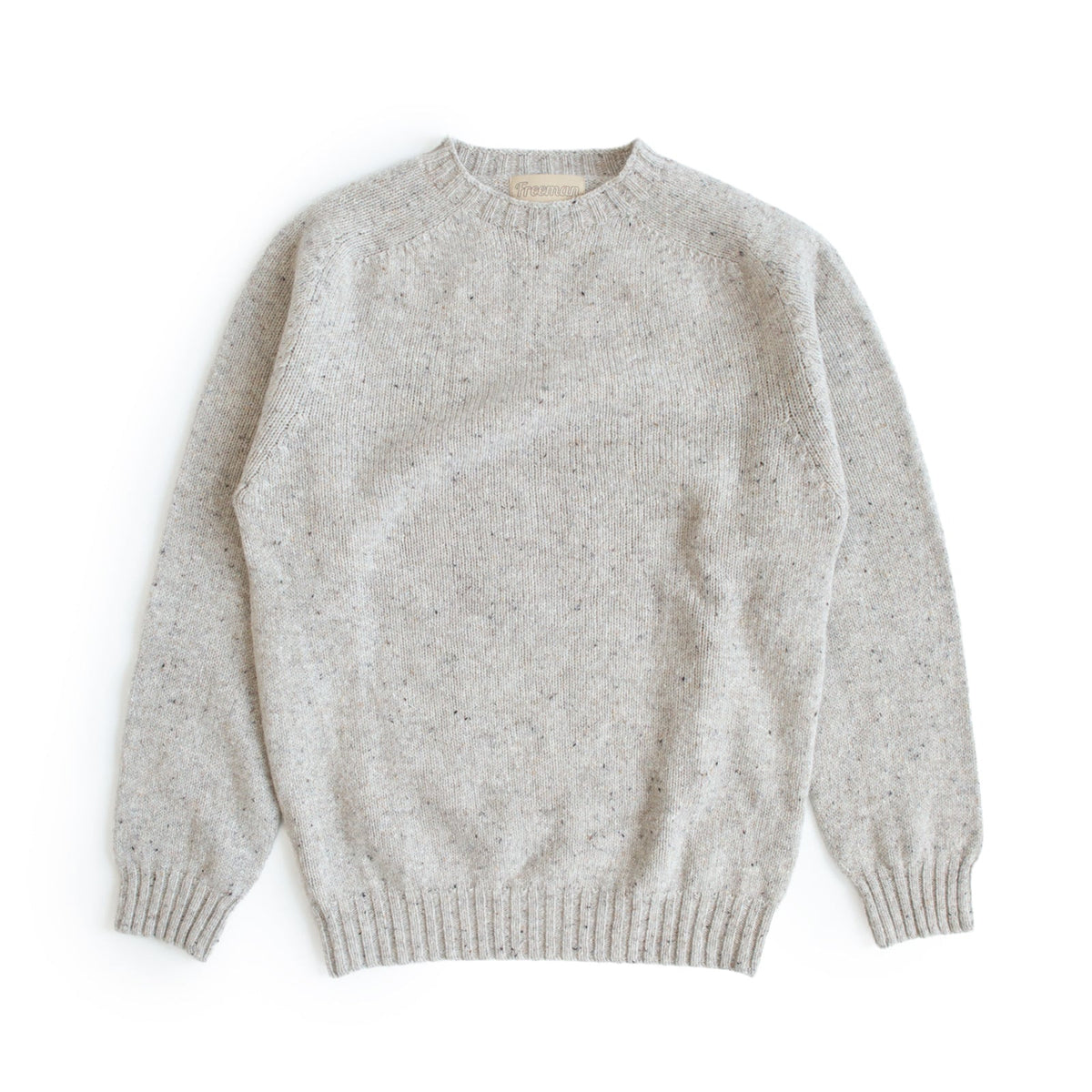 Tweed Wool Sweater - Oat
