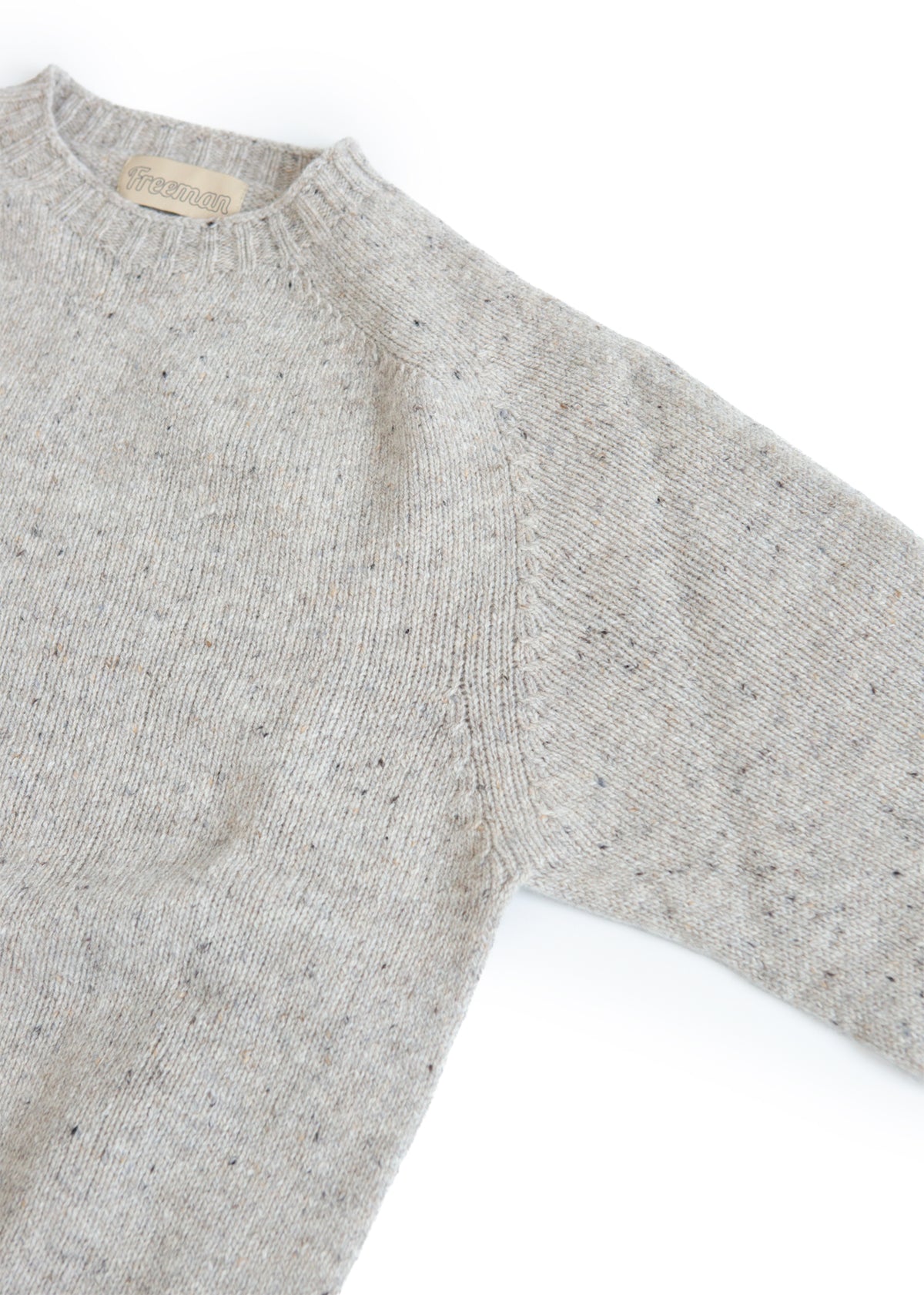 Tweed Wool Sweater - Oat