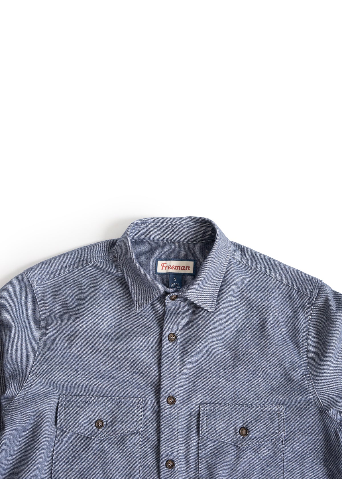 Cascadia Flannel - Sound Blue Twill