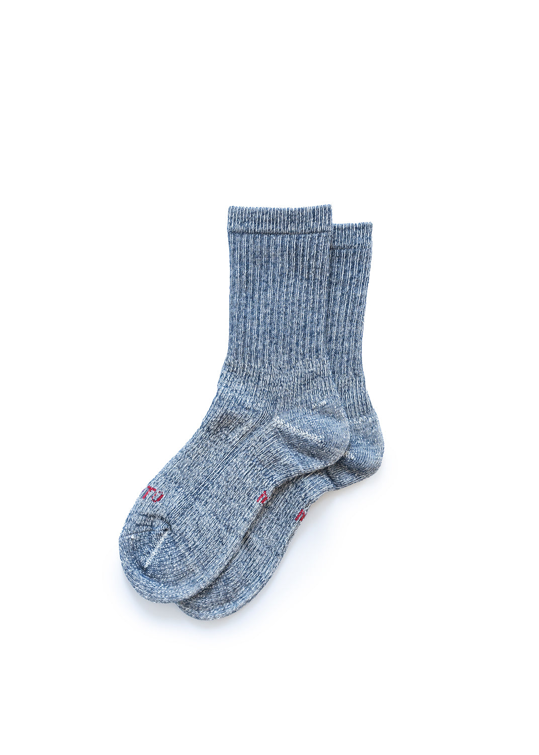 Double Face Mini Crew Socks - Navy