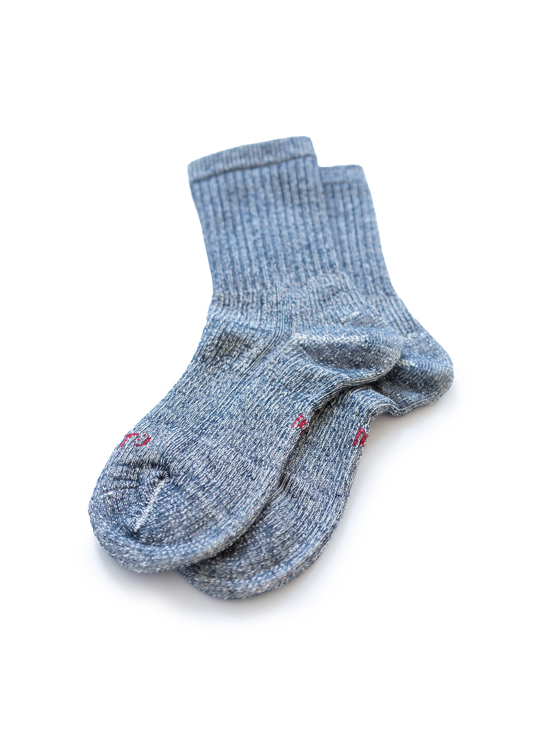 Double Face Mini Crew Socks - Navy