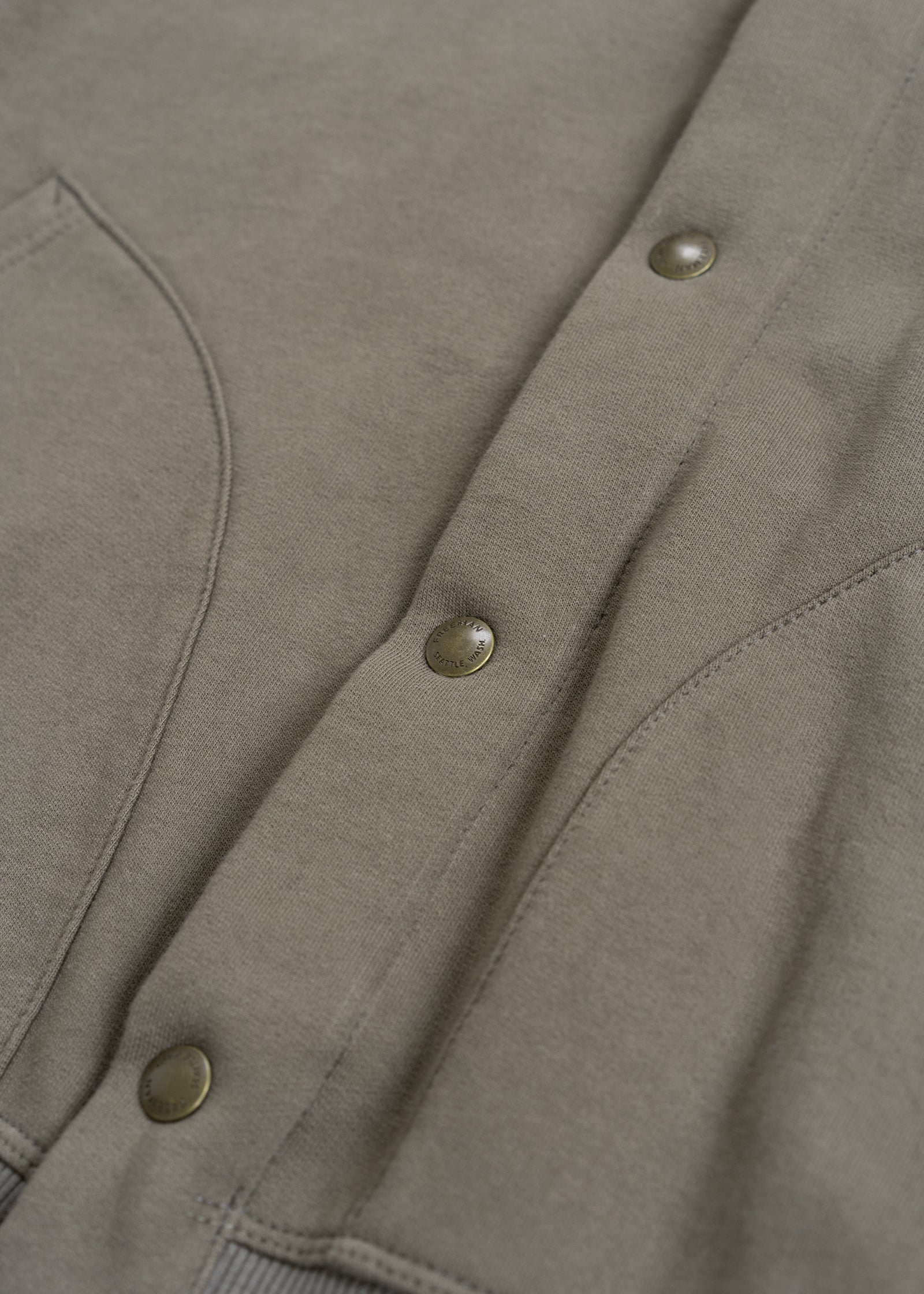 Snap Hoodie - Moss