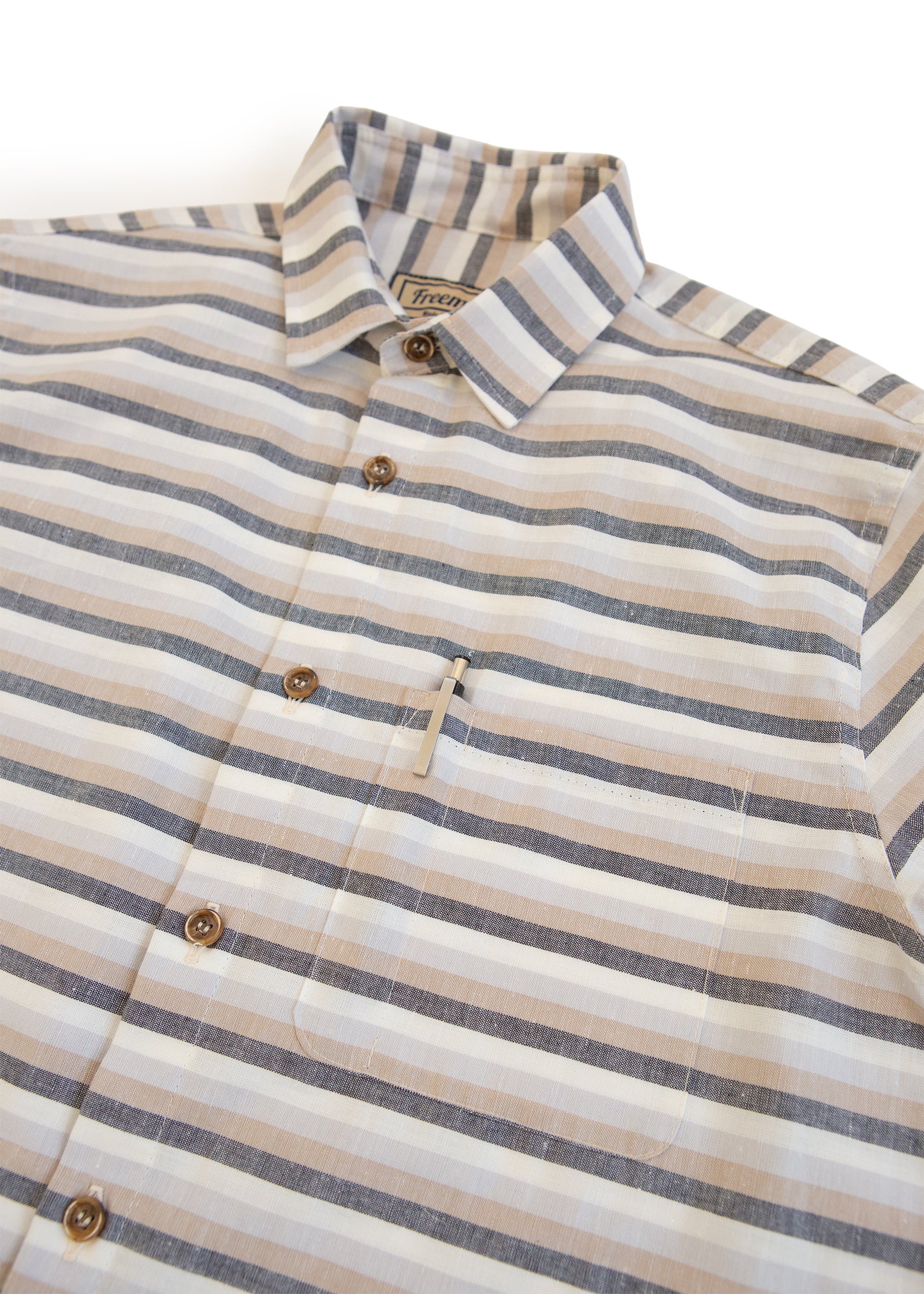 Short Sleeve Weathervane - Mountain Stripe