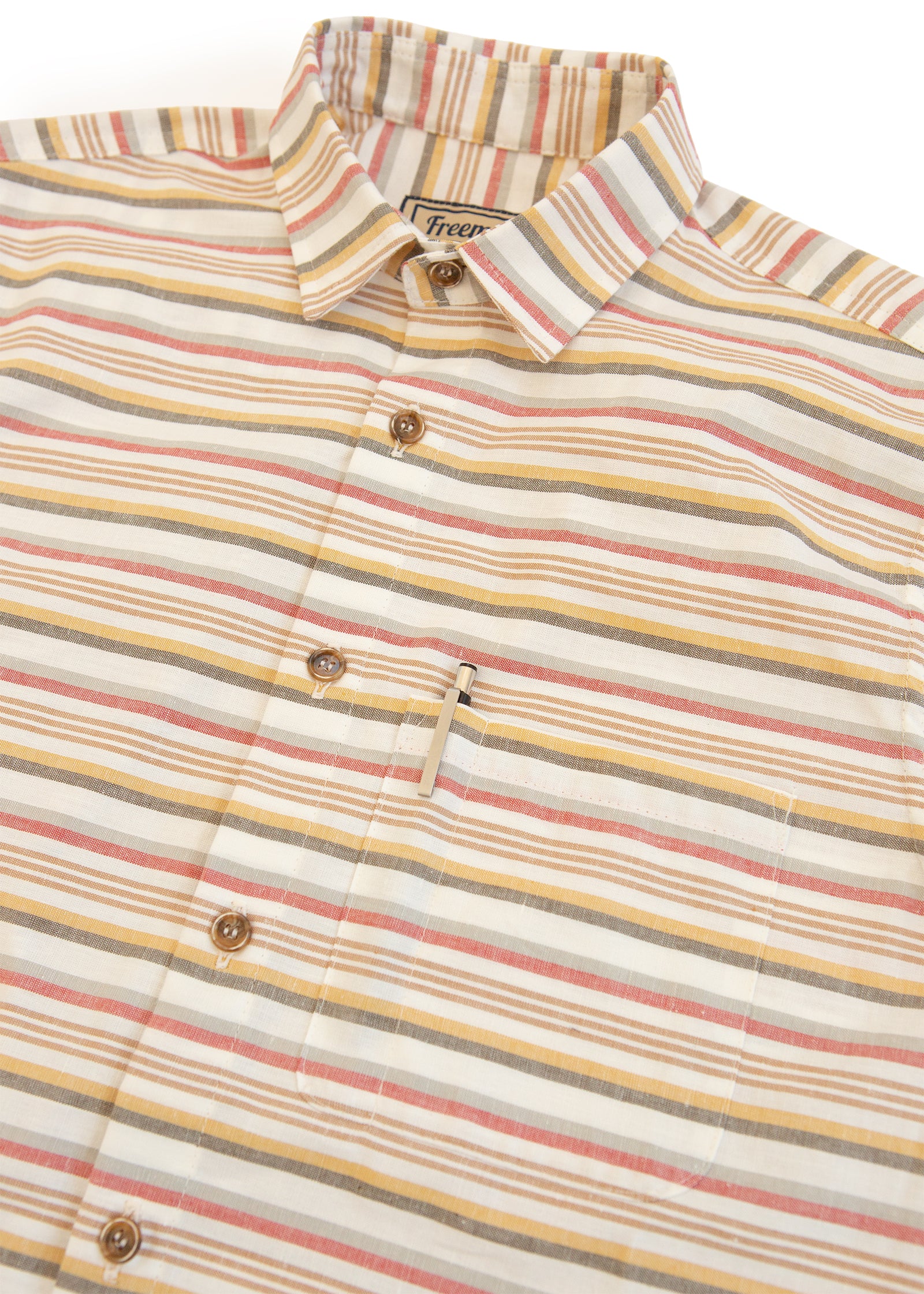 Short Sleeve Weathervane -  Sunset Stripe