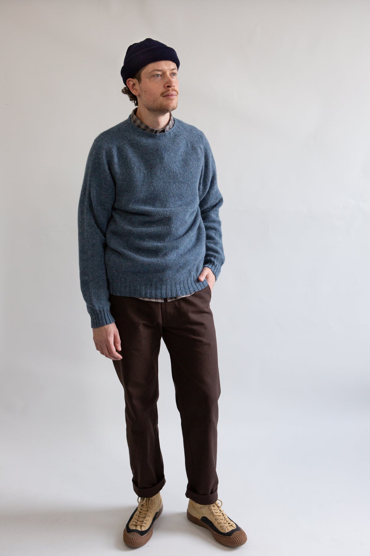 Tweed Wool Sweater - Skye