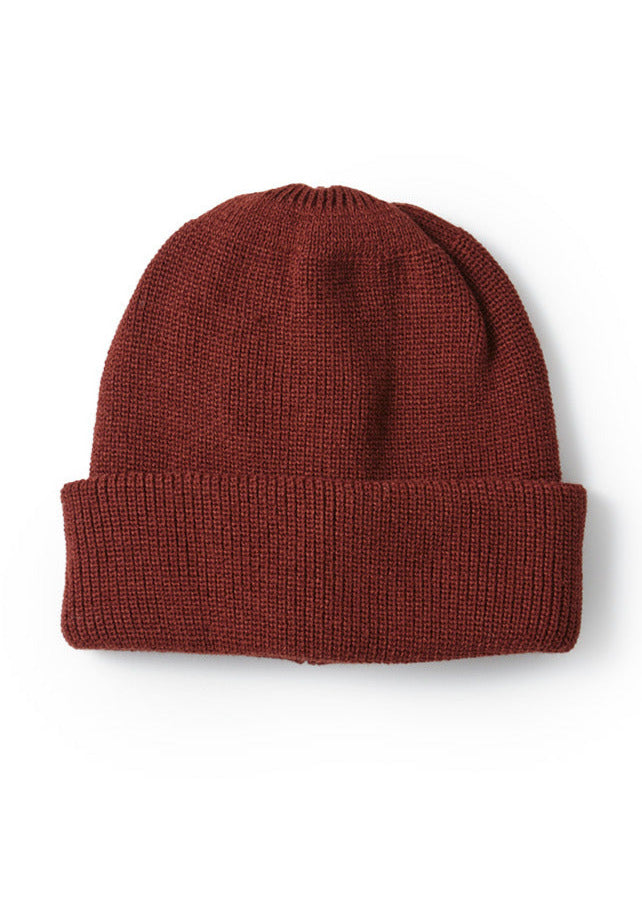 Bulky Watch Cap Beanie - Maroon