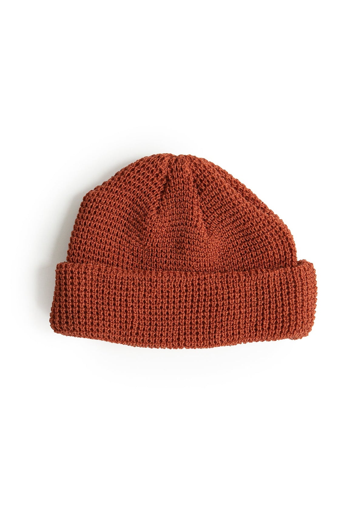 Waffle Watch Cap - Terracotta