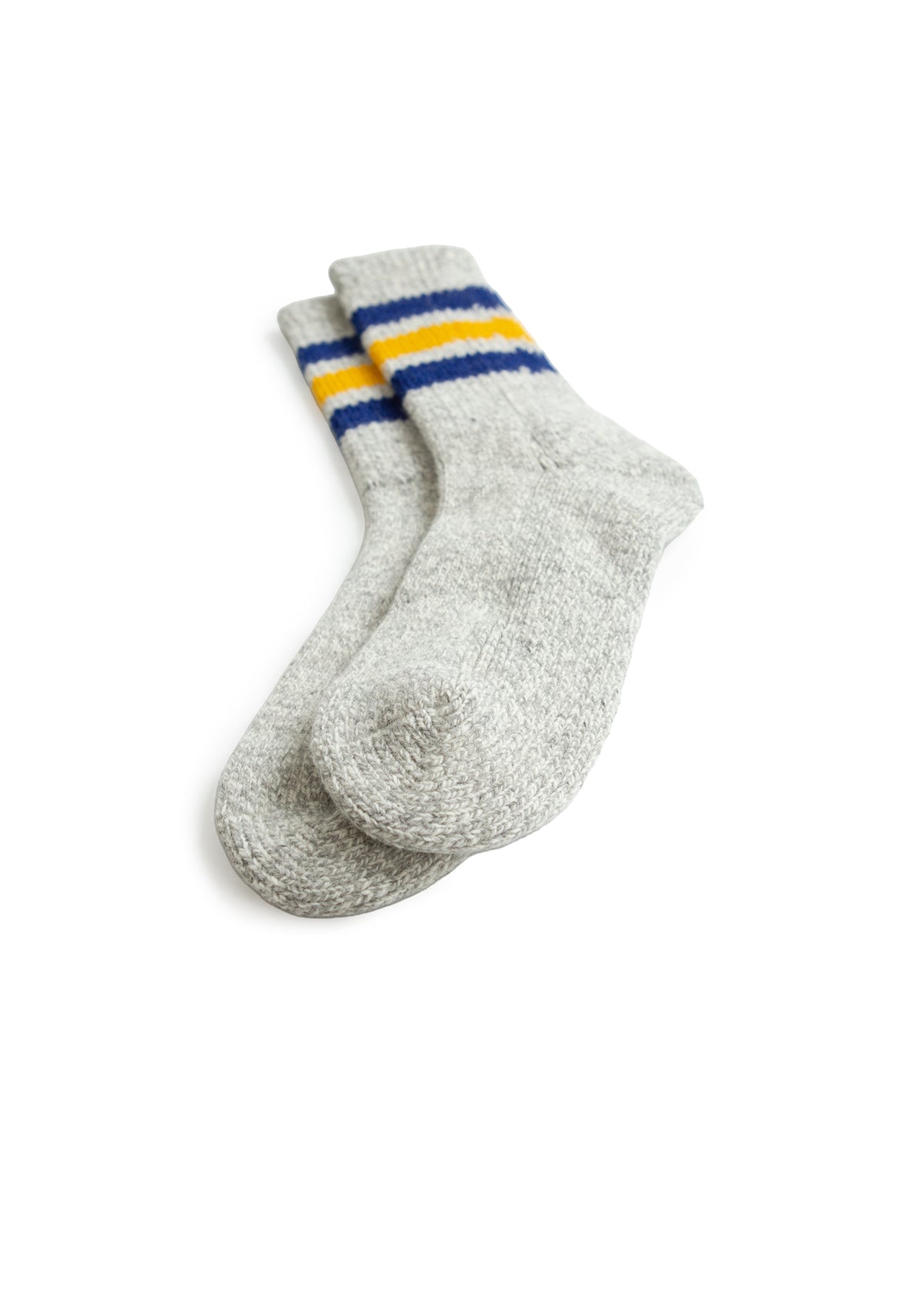 Old School Work Boot Socks - Blue/Yellow