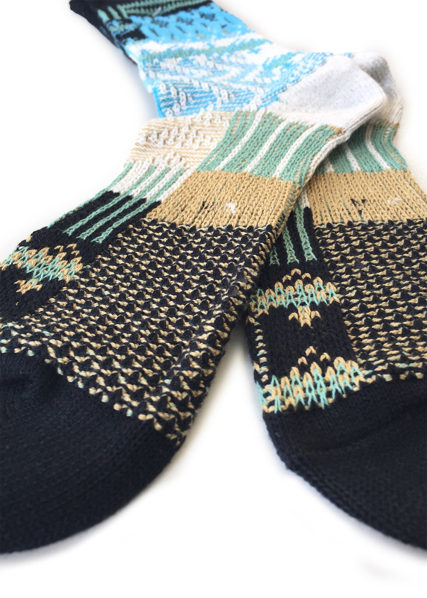 Multi Links Jacquard Crew - Black