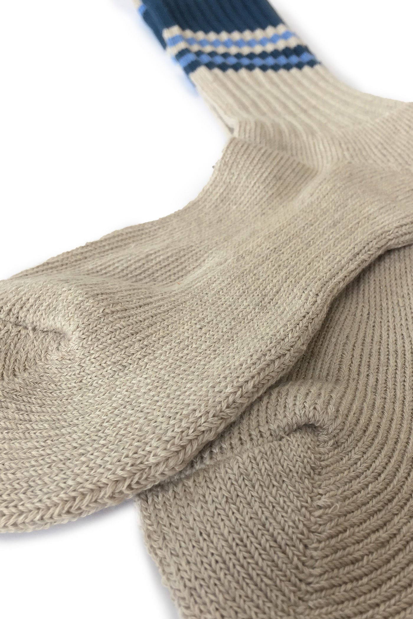 Hemp Random Line Pile Crew - Blue