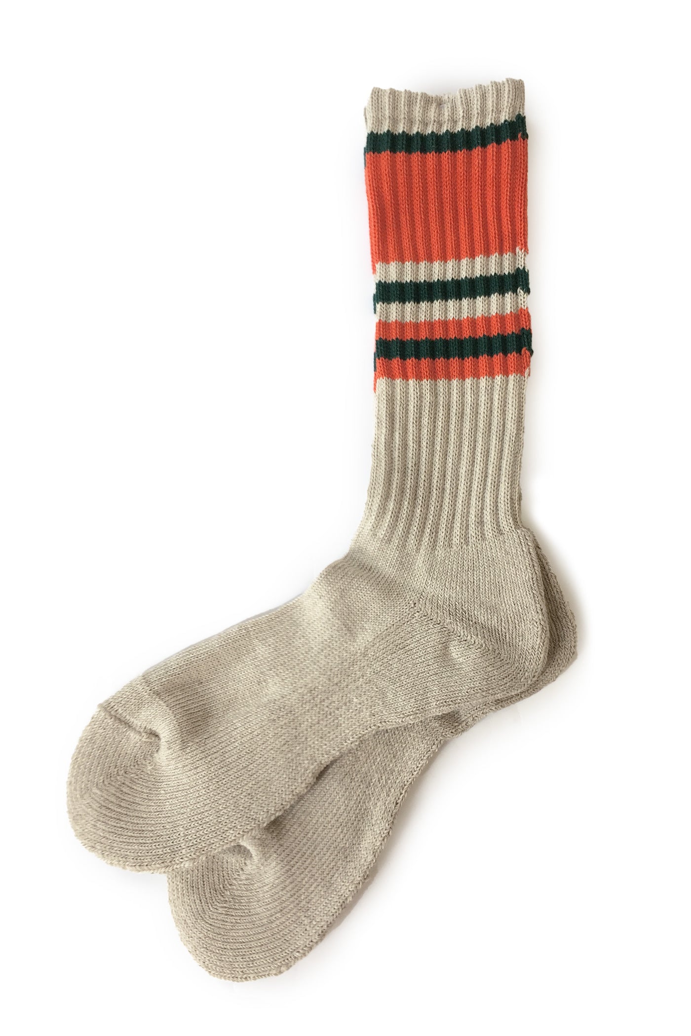Hemp Random Line Pile Crew - Orange