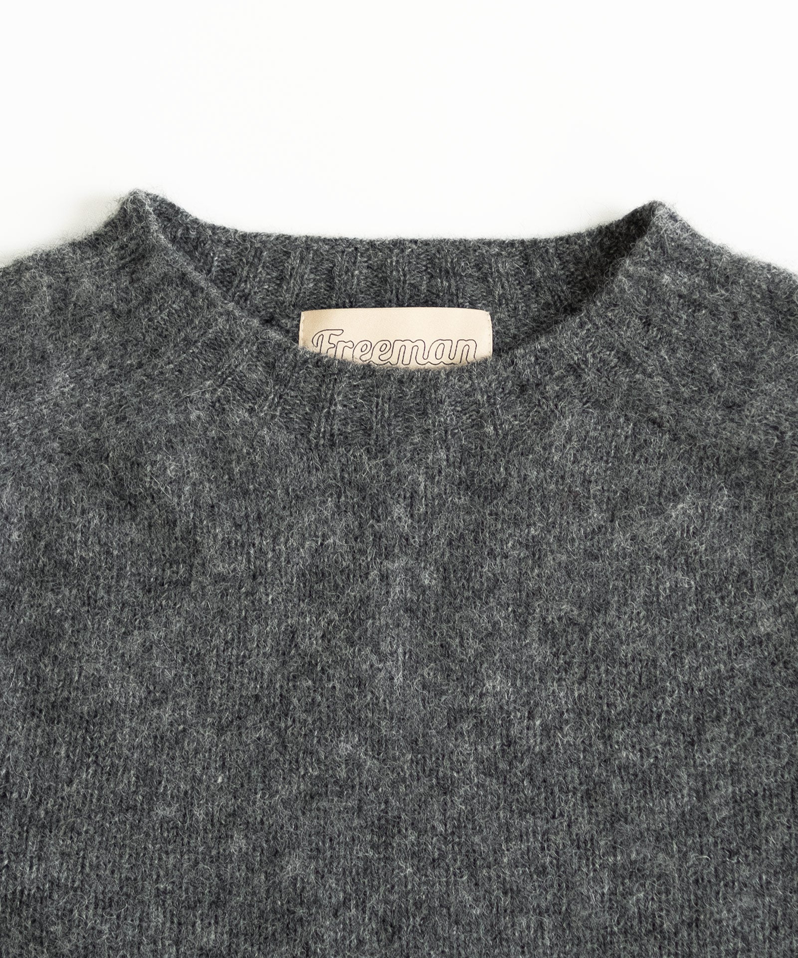 Shaggy Wool Sweater - Basalt