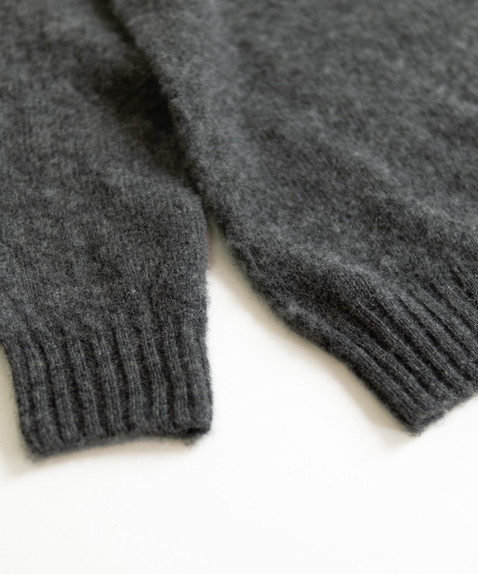 Shaggy Wool Sweater - Basalt