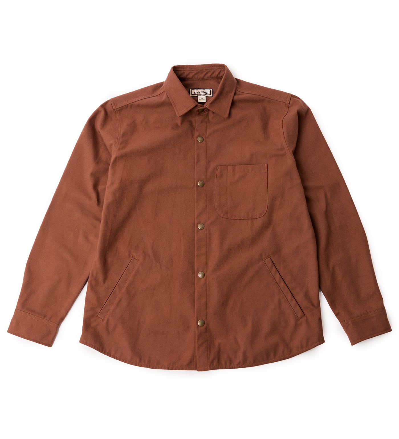 Heartwood Overshirt - Brick Flannel