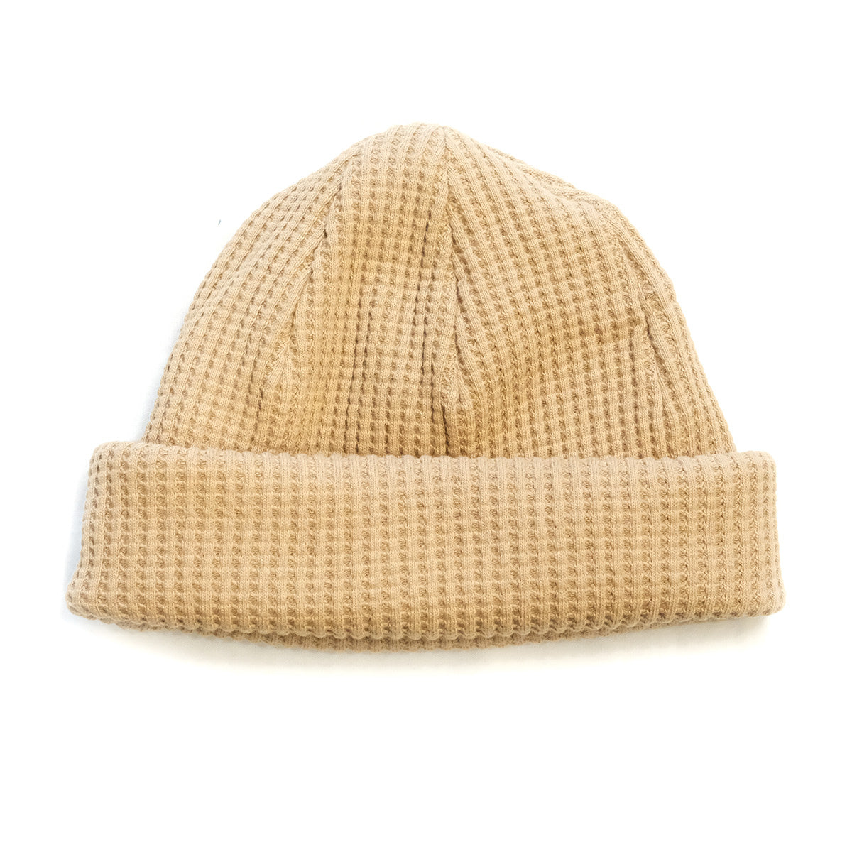 Waffle Knit Cap - Biscuit