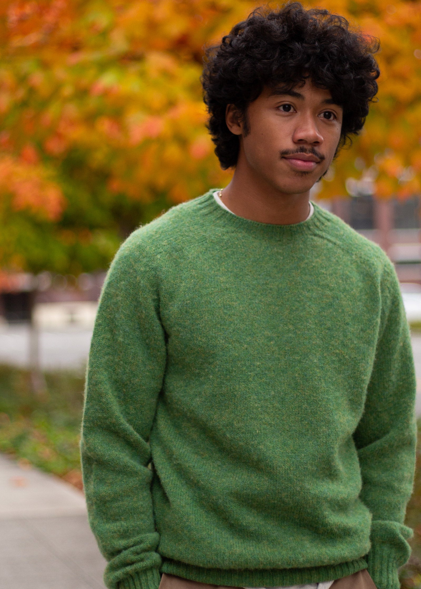 Shaggy Wool Sweater - Thatch