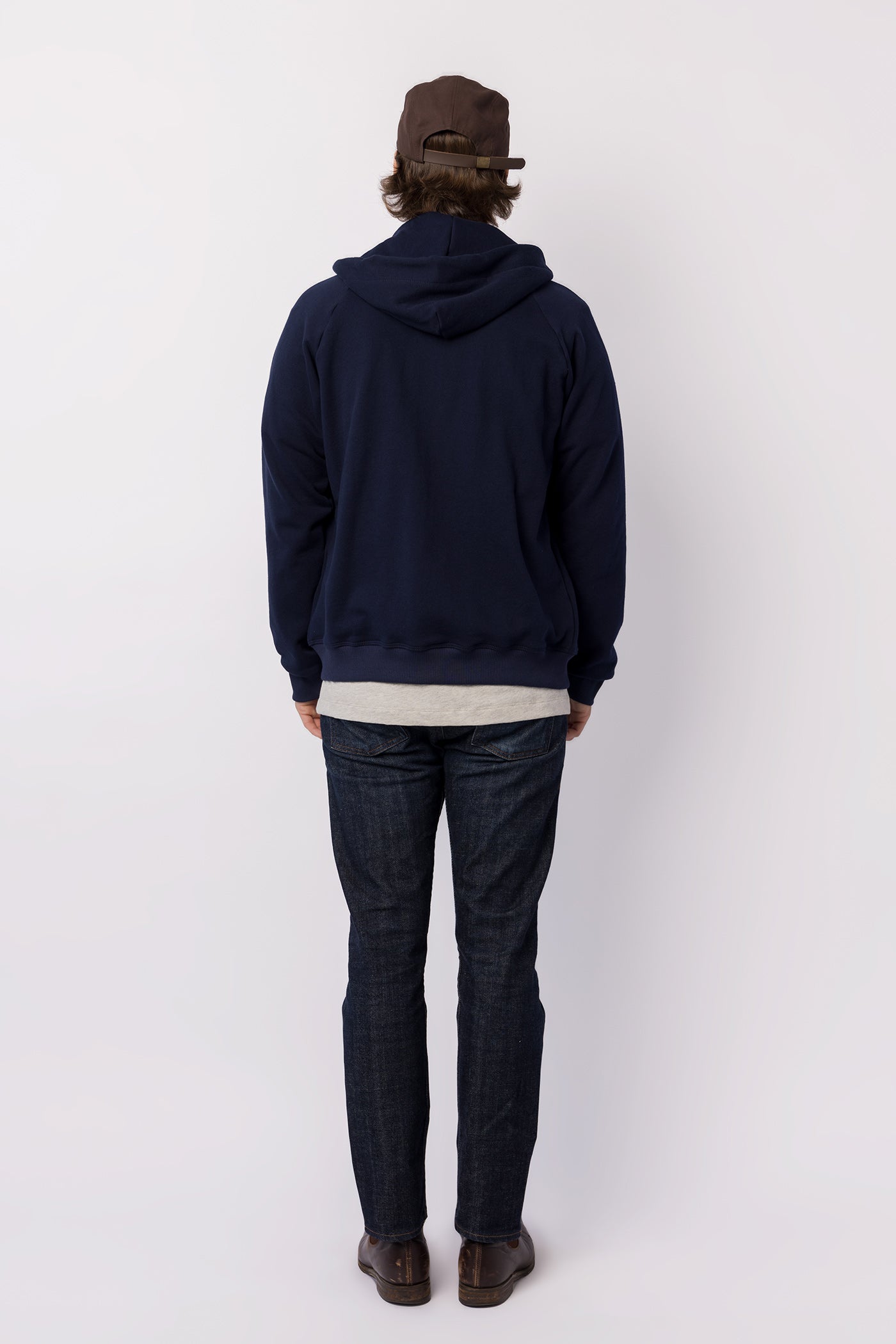 Snap Hoodie - Navy