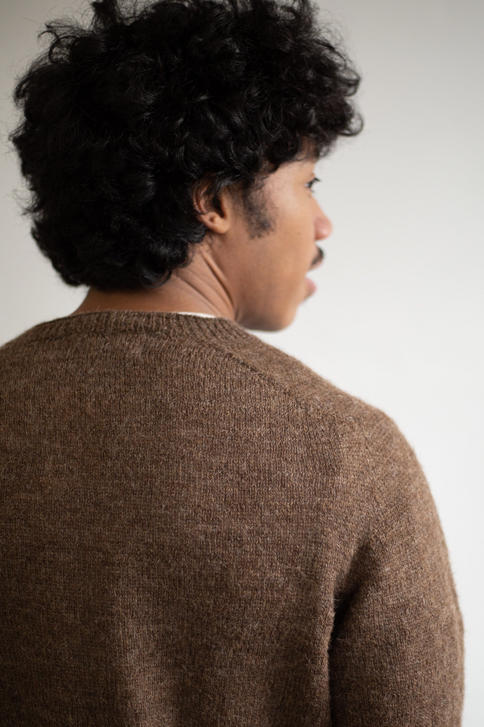 Voe Shetland Wool Sweater - Moorit