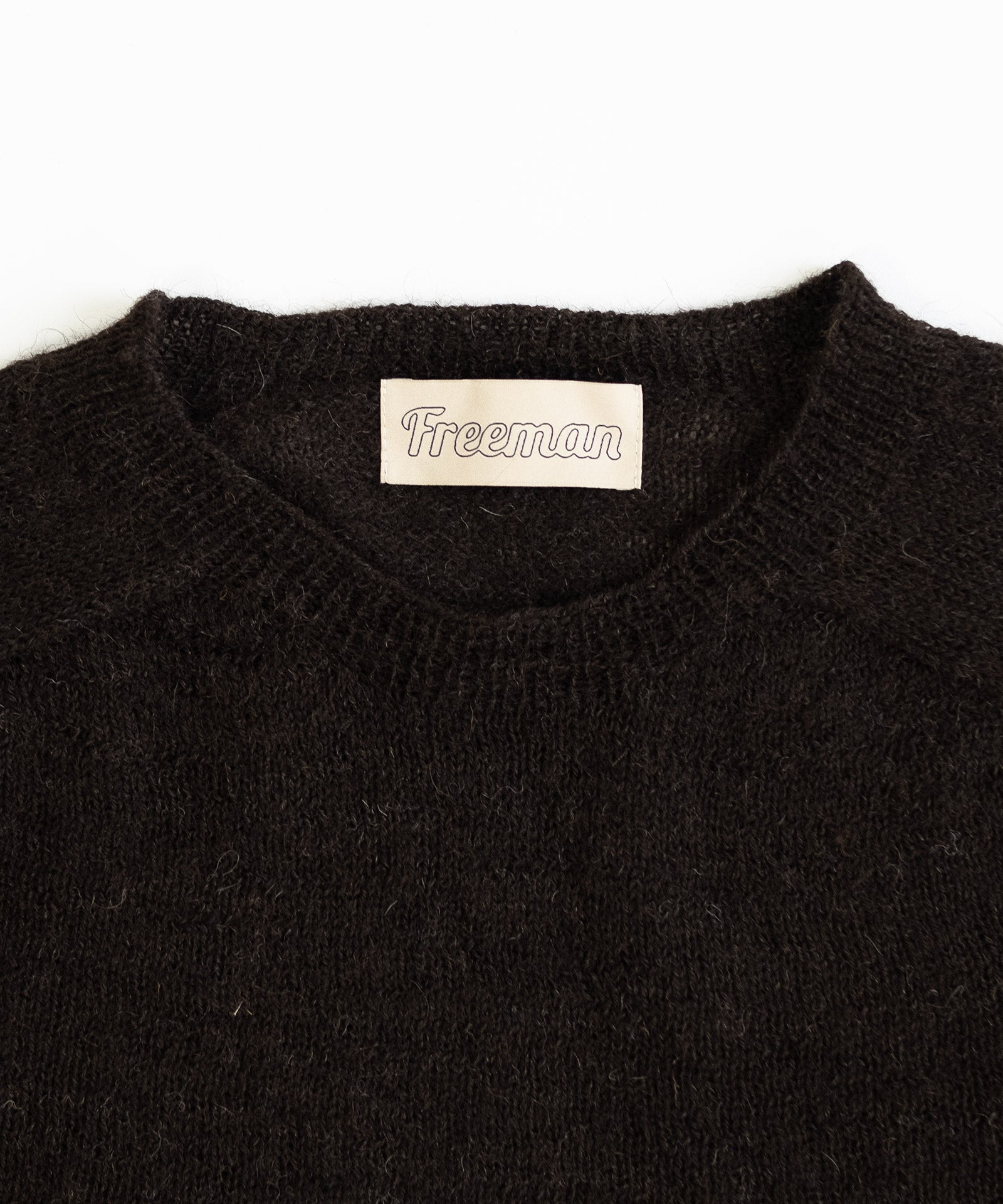 Voe Shetland Wool Sweater - Pitch