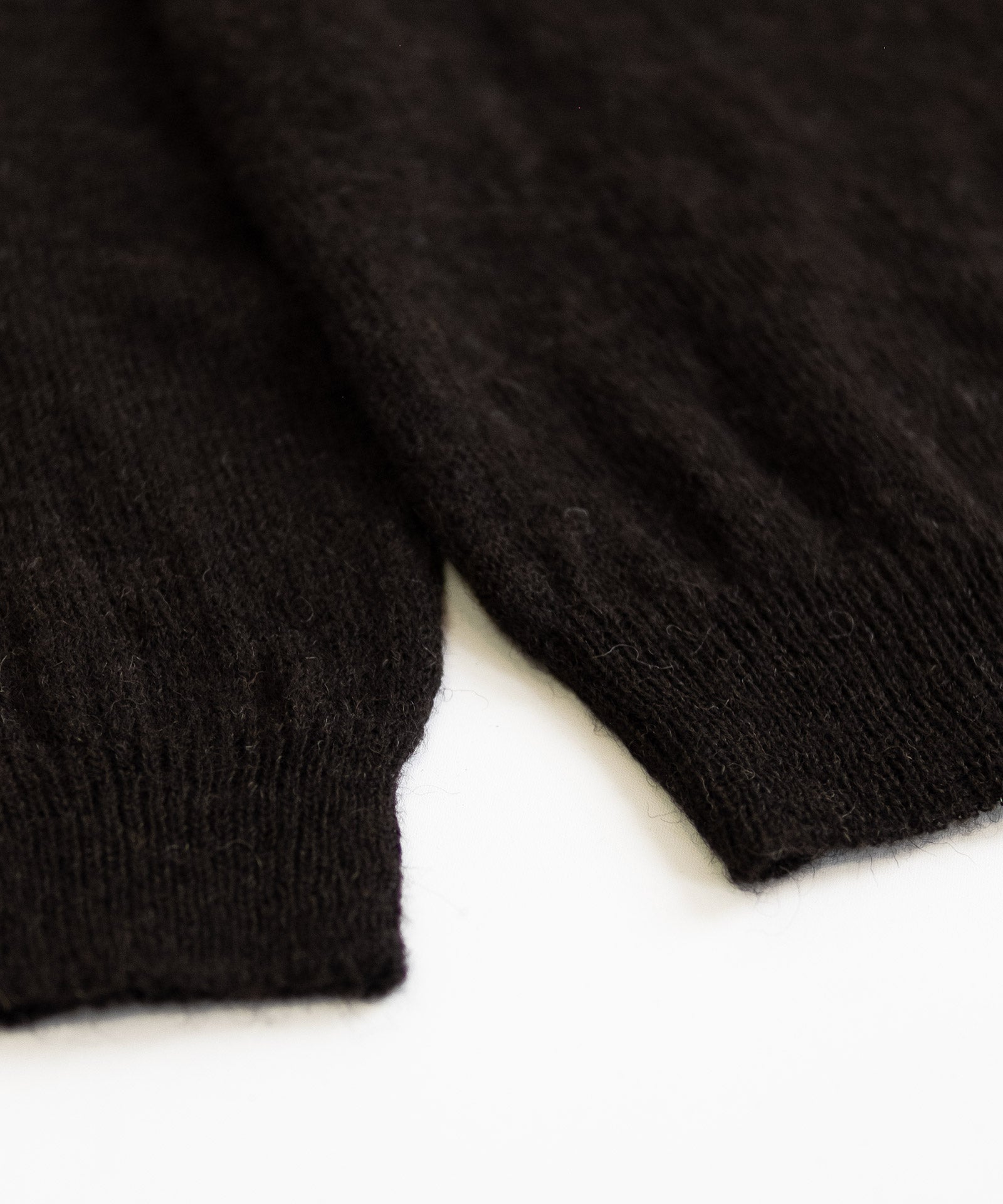 Voe Shetland Wool Sweater - Pitch