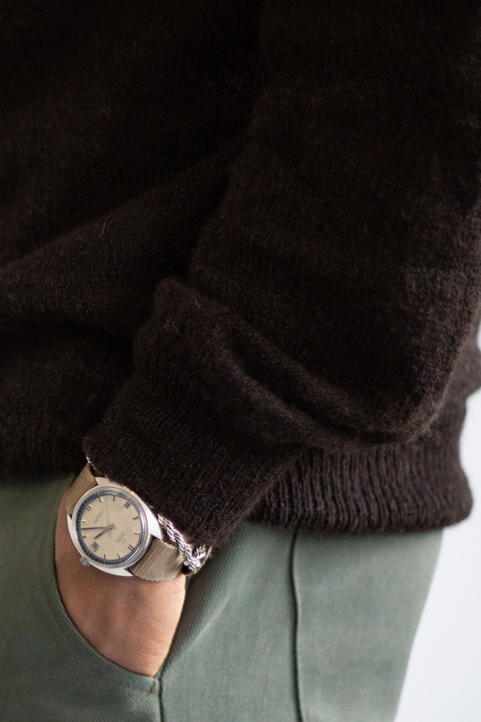 Voe Shetland Wool Sweater - Pitch
