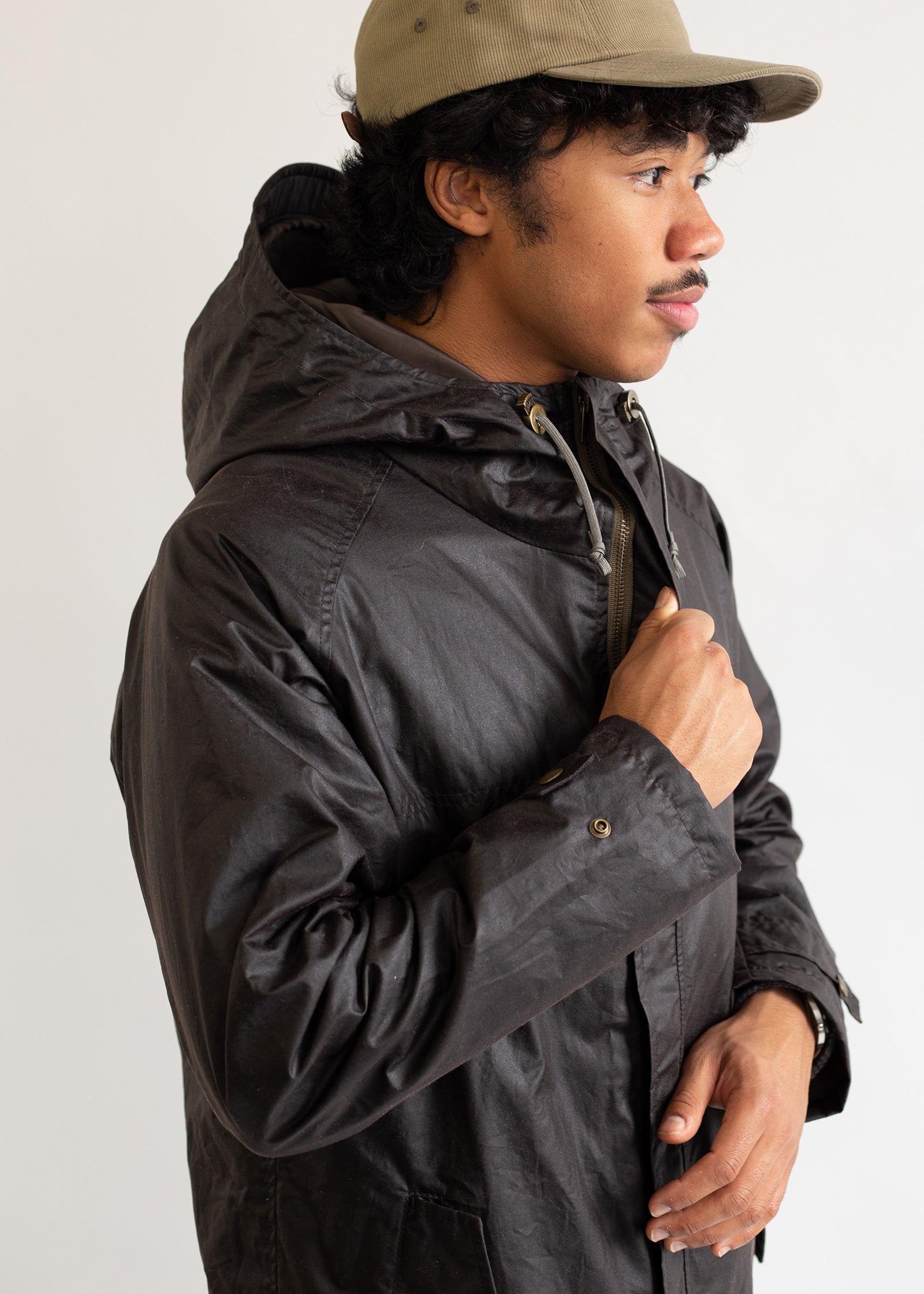 The Freeman – Waxed Cotton - Walnut